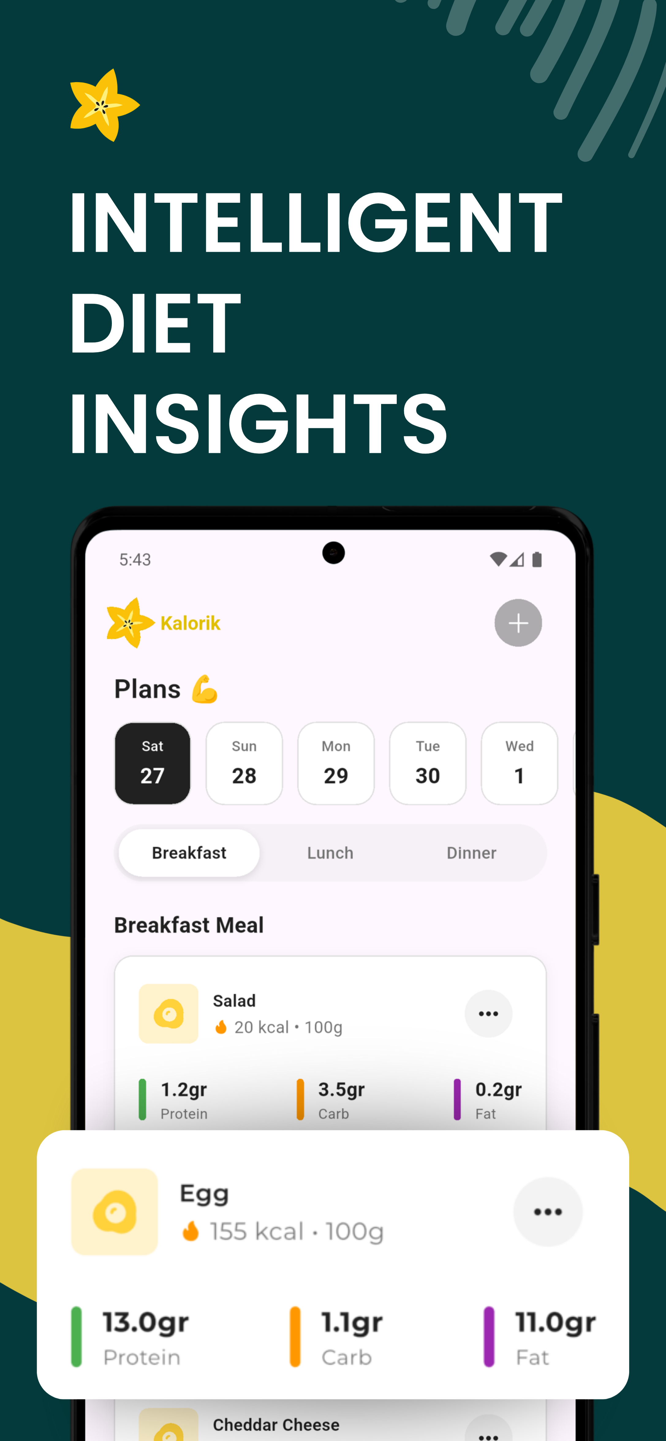 Kalorik App Screenshot