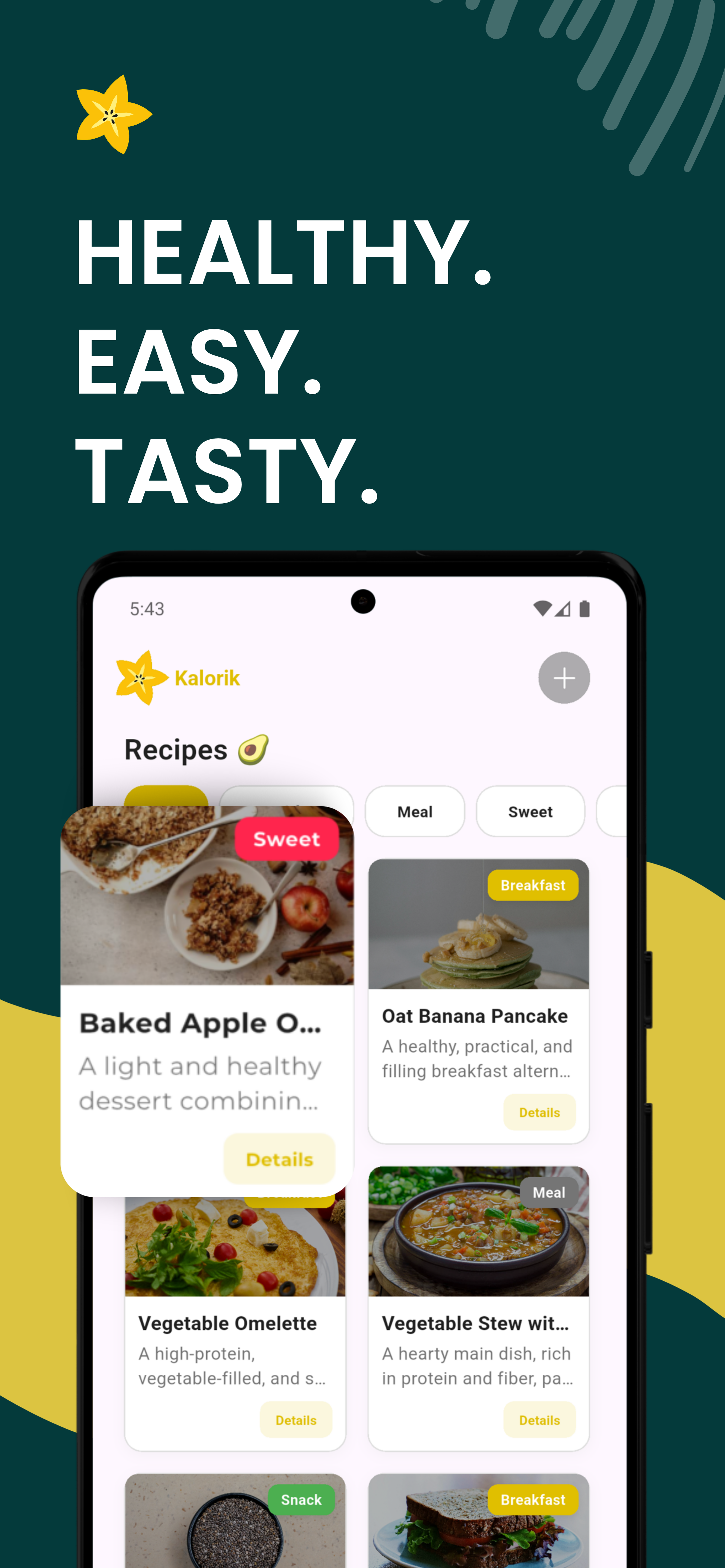 Kalorik Recipe Features